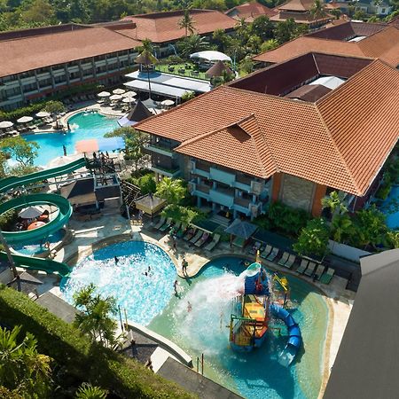 Bali Dynasty Resort กูตา ภายนอก รูปภาพ Waterbom Bali aerial view